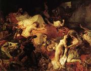 Eugene Delacroix The Death of Sardanapalus oil painting picture wholesale